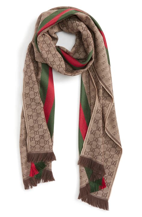 gucci wool scarf men|gucci neckerchief.